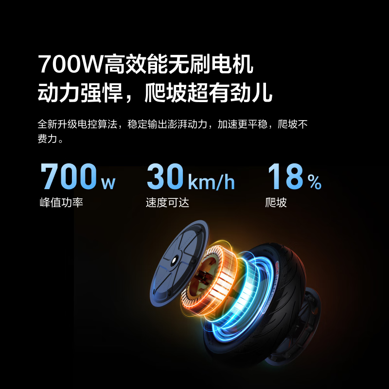 Ninebot 九号电动滑板车F2 成人学生便携智能可折叠电动车自修复果冻胎前减震防滑