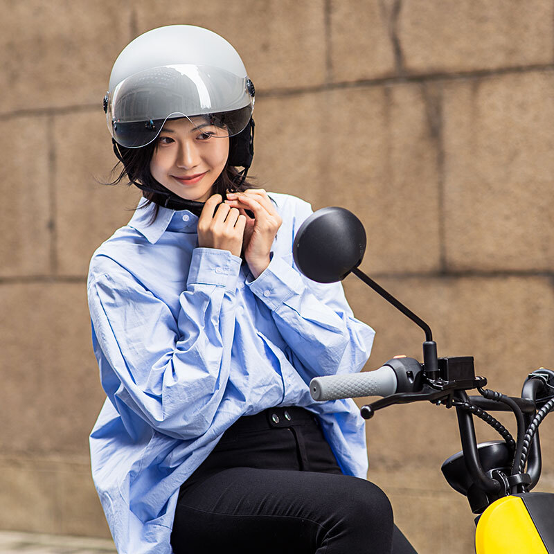 九号（Ninebot）电动车简洁款时尚头盔ABS材质男女通用