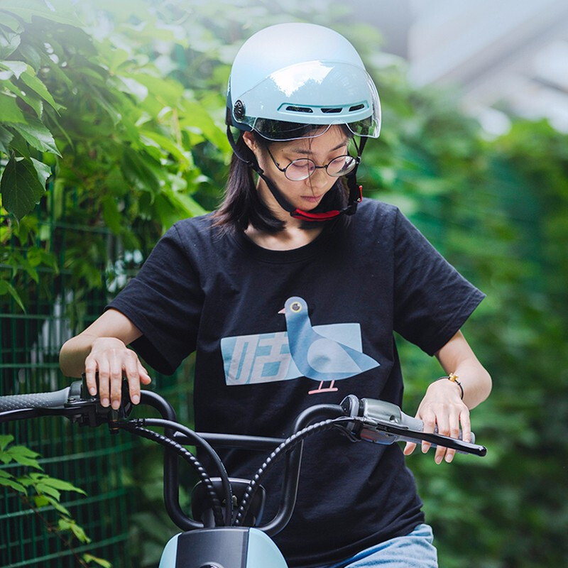 九号（Ninebot）电动车头盔男女轻便通用骑行头盔电动自行车3C安全帽