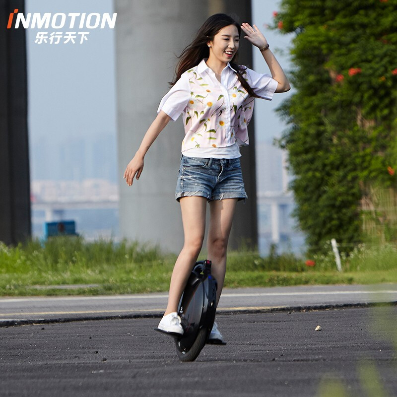乐行天下（INMOTION）单轮独轮平衡车V5F带推杆【极速25+续航40】